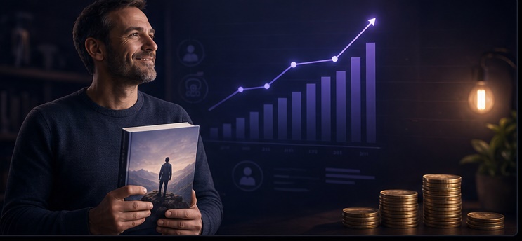 Autor mit eigenem Buch und Möglichkeiten zur Buchvermarktung